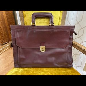 Vintage Hit Soft Leather Attaché Case